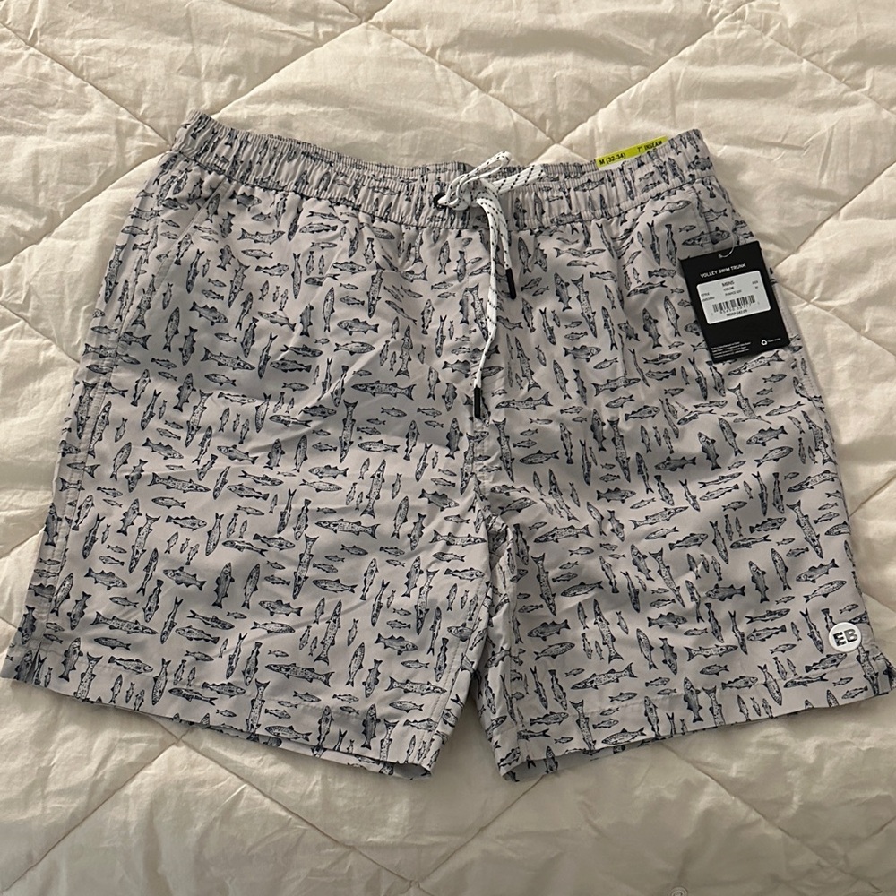 Eddy Bauer Men's Gray Swim Shorts